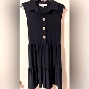 NWT!! Emma & Michele Navy dress with buttons, size Medium.